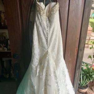 A wedding dress